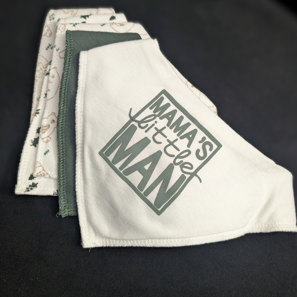 Set of Baby Bandana Bibs